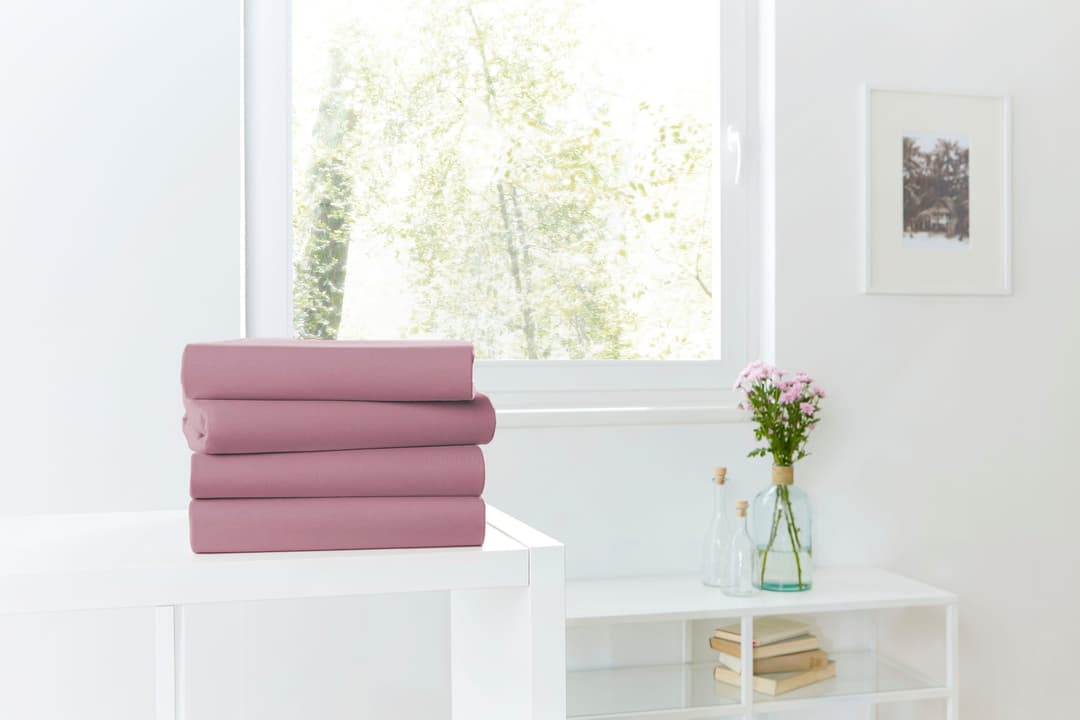 Primera Spannbettlaken Mako-Feinjersey | Rosa