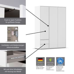 rauch Nabila Kleiderschrank | Weiß