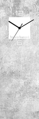 Bruno Banani Wanduhr Beton auf Glas | Grau