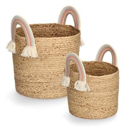 Zeller Present Wäschekorb Rainbow | Beige