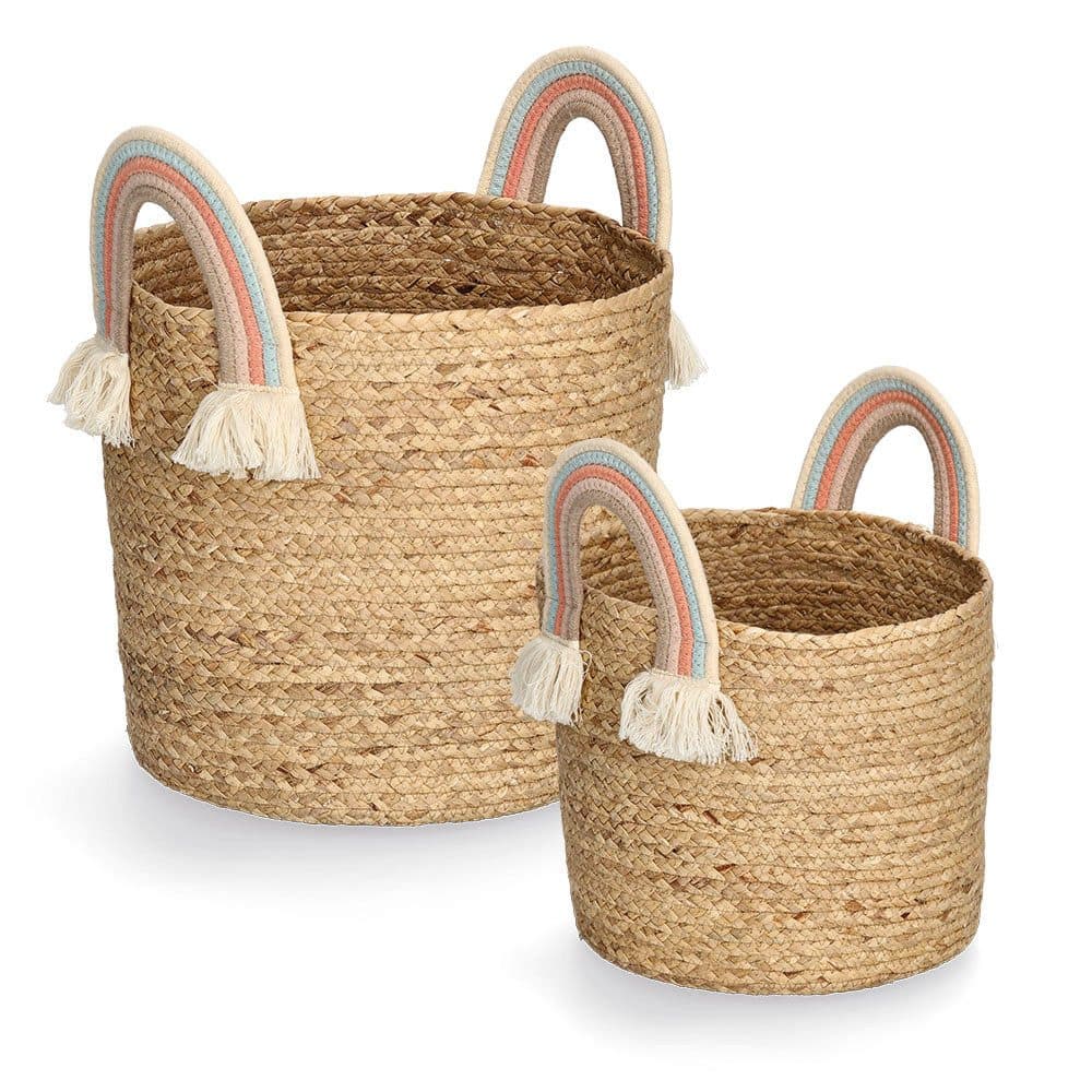 Zeller Present Wäschekorb Rainbow | Beige