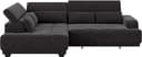 COTTA Ecksofa Jade L Form | Schwarz 2