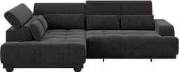 COTTA Ecksofa Jade L Form | Schwarz