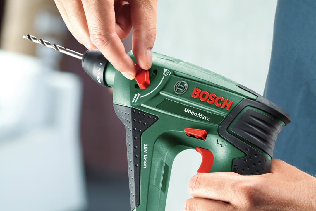 Bosch Home & Garden Akku-Bohrhammer Uneo Maxx | Grün