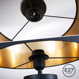 B.K.Licht BK_SD1420 Deckenleuchte | Schwarz