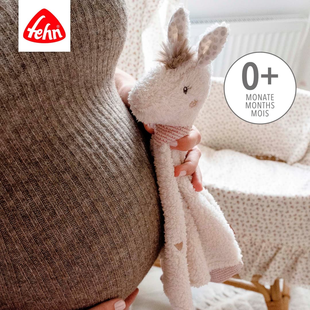 Fehn Schmusetuch Peru Lama Deluxe | Beige