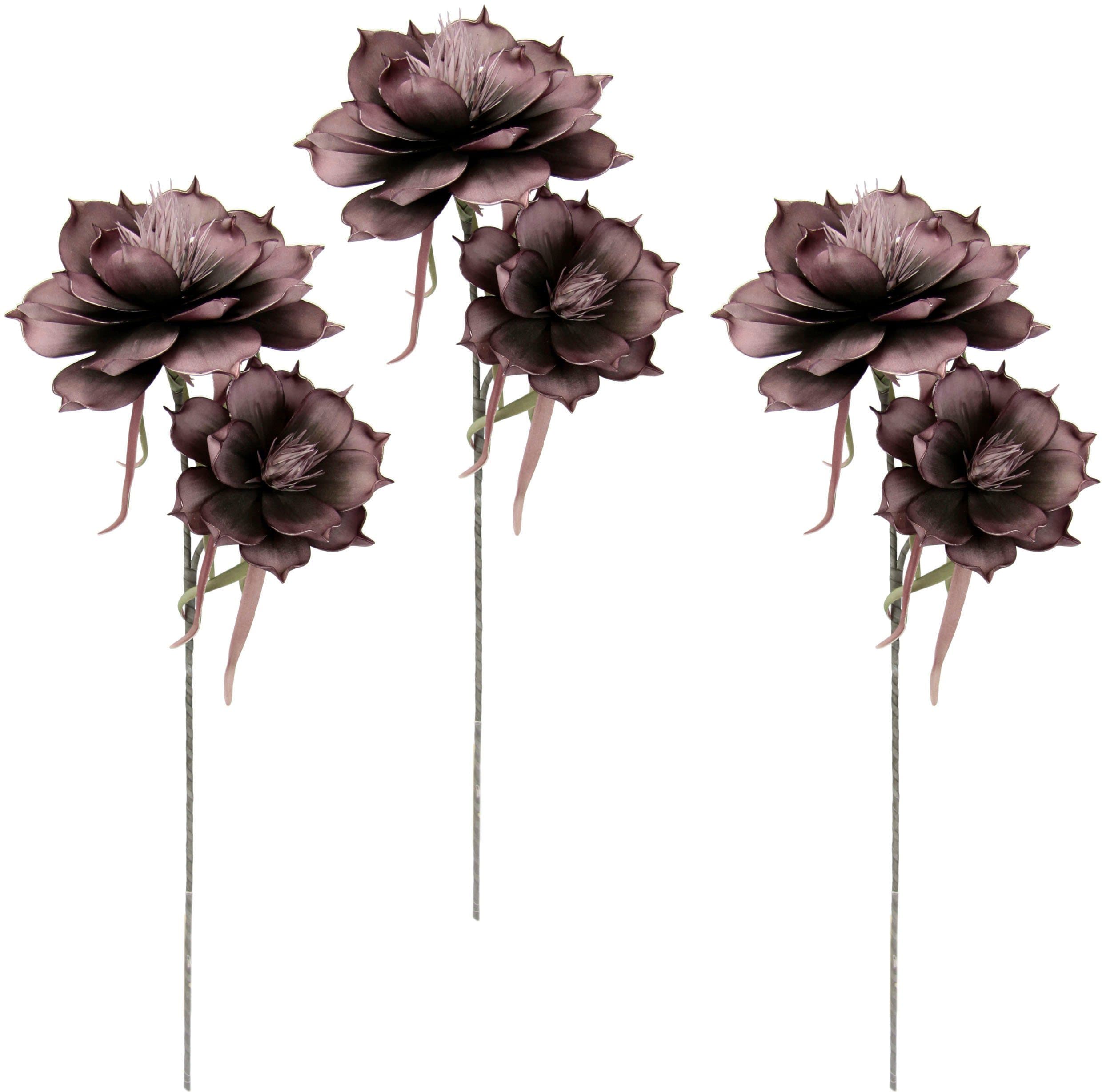 Kunstblume Soft-Magnolie | Braun