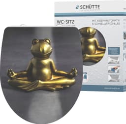 Schütte WC-Sitz Relaxing Frog | Grau