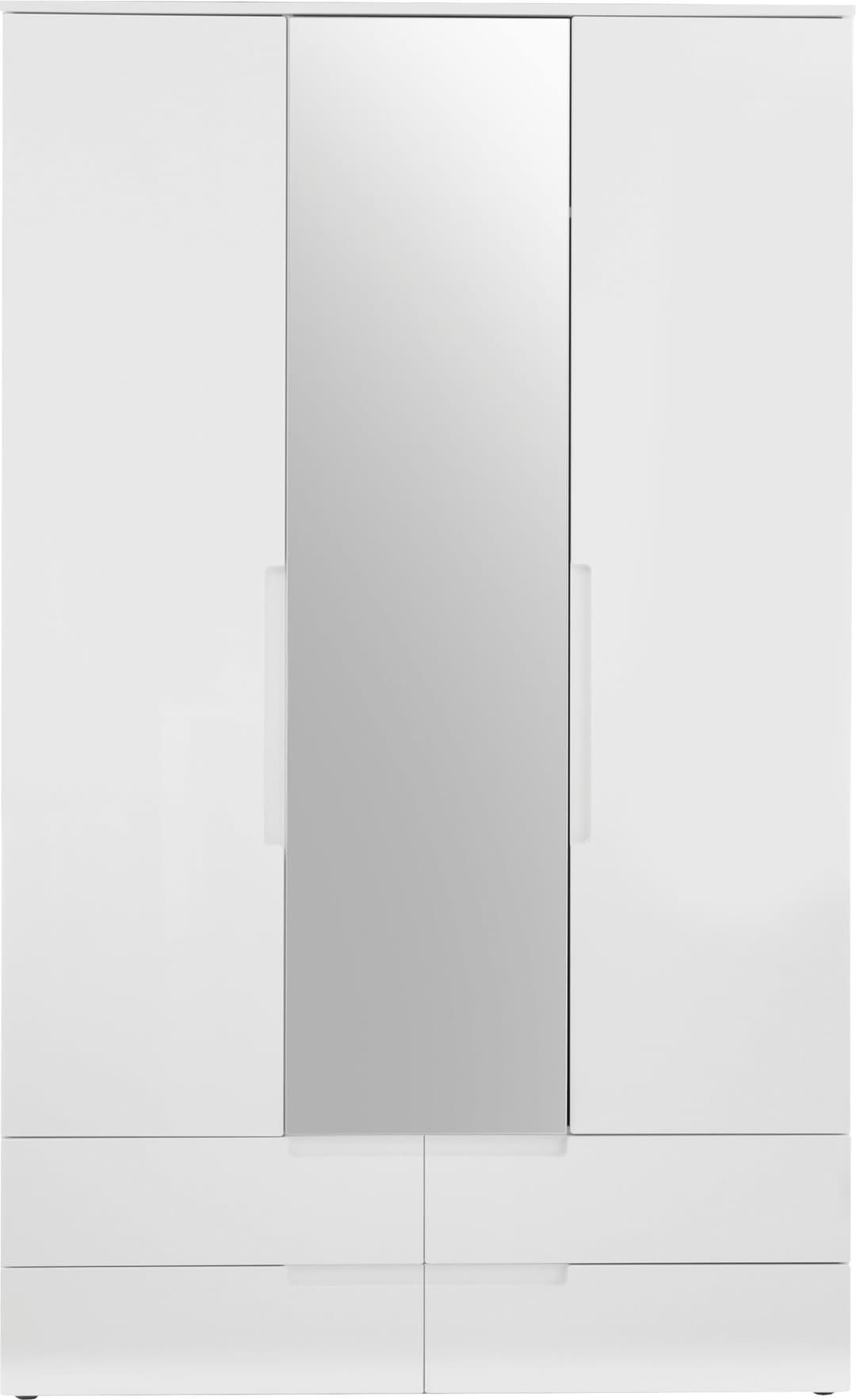 Schlafkontor Drehtürenschrank Spice | Weiß