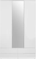 Schlafkontor Drehtürenschrank Spice | Weiß 2