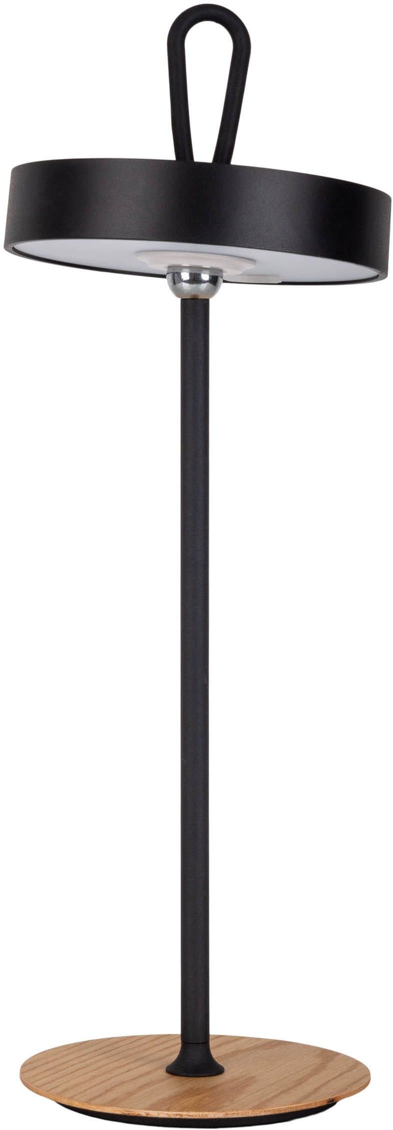 OTTO home LED Tischleuchte Ellvra | Schwarz
