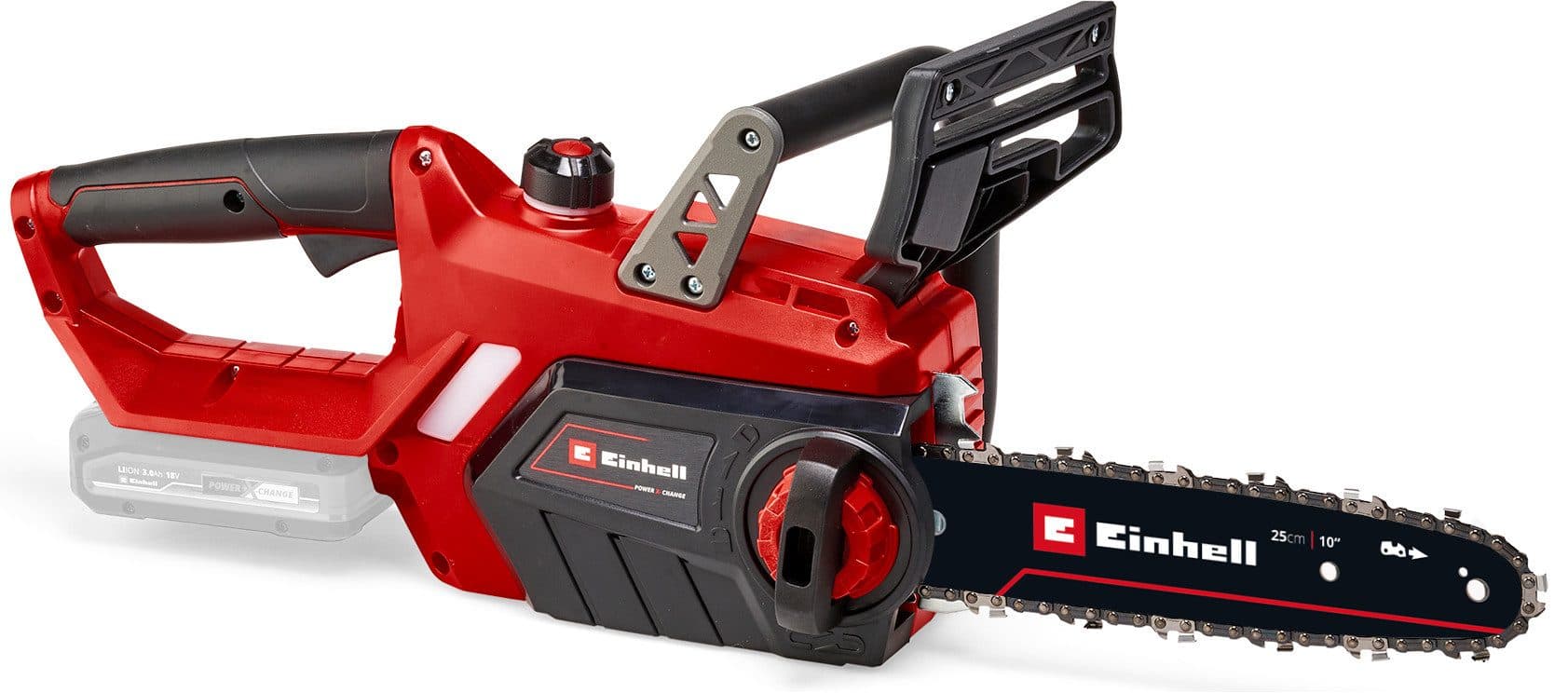Einhell GE-LC 18/25 Li-Solo Akku-Kettensäge | Rot