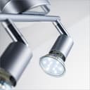 B.K.Licht LED Deckenleuchte | Silber 4