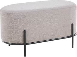 SalesFever Polsterhocker Komfortabler | Beige