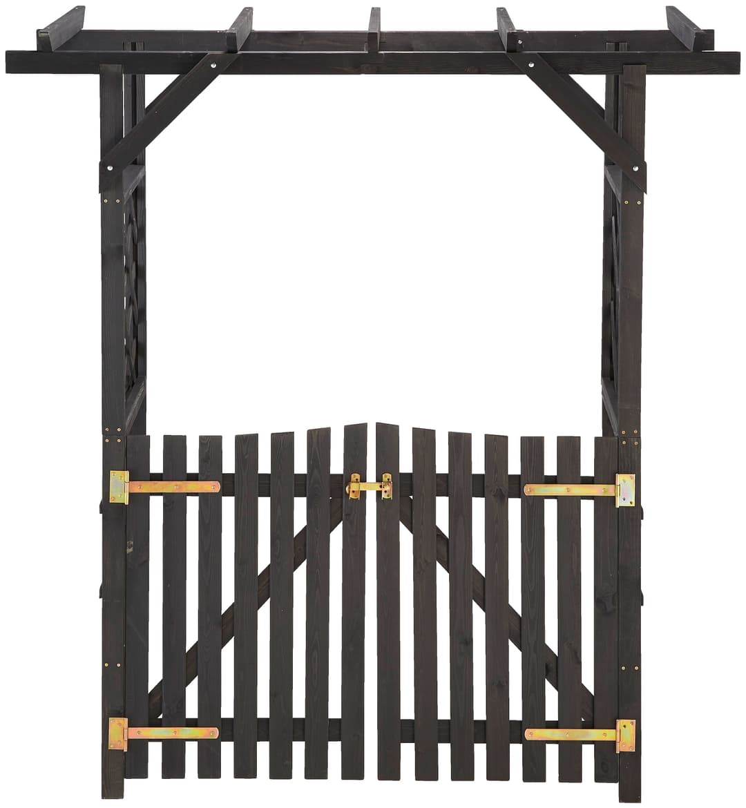 Promadino Rosenbogen Pergola Ben Set | Grau