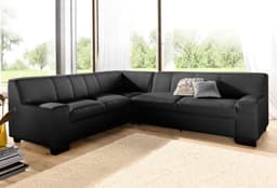 DOMO collection Ecksofa Norma Top | Schwarz