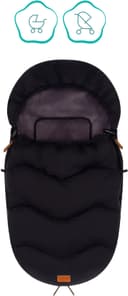 fillikid Fußsack Nuptse | Schwarz 2