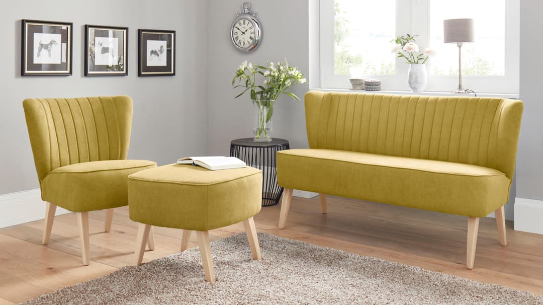 Home affaire 2-Sitzer Campi | Gelb