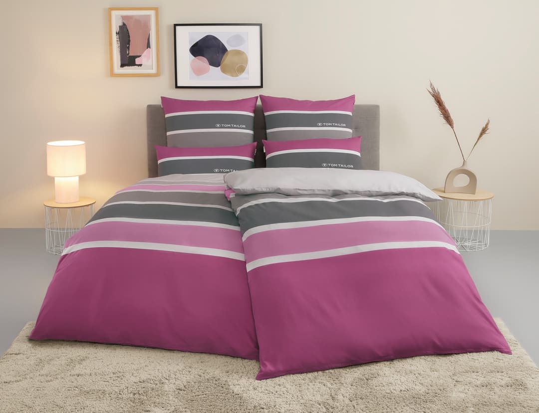 TOM TAILOR HOME Felix Bettwäsche-Set | Mehrfarbig