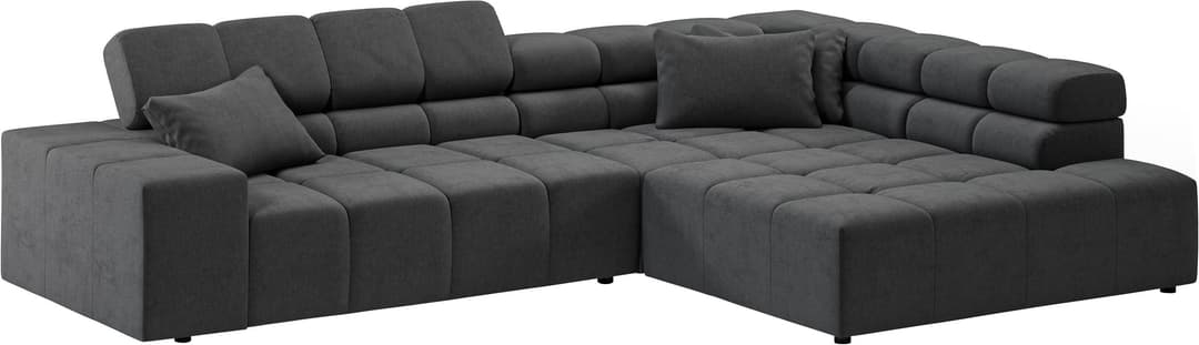 Home affaire Ecksofa Ancona | Grau