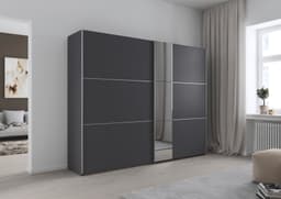 rauch Schwebetürenschrank ASTANA | Grau