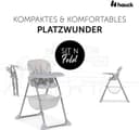 Hauck Sit N Fold Hochstuhl | Mehrfarbig 2