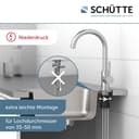 Schütte Cornwall Niederdruck Spültischarmatur | Silber 2