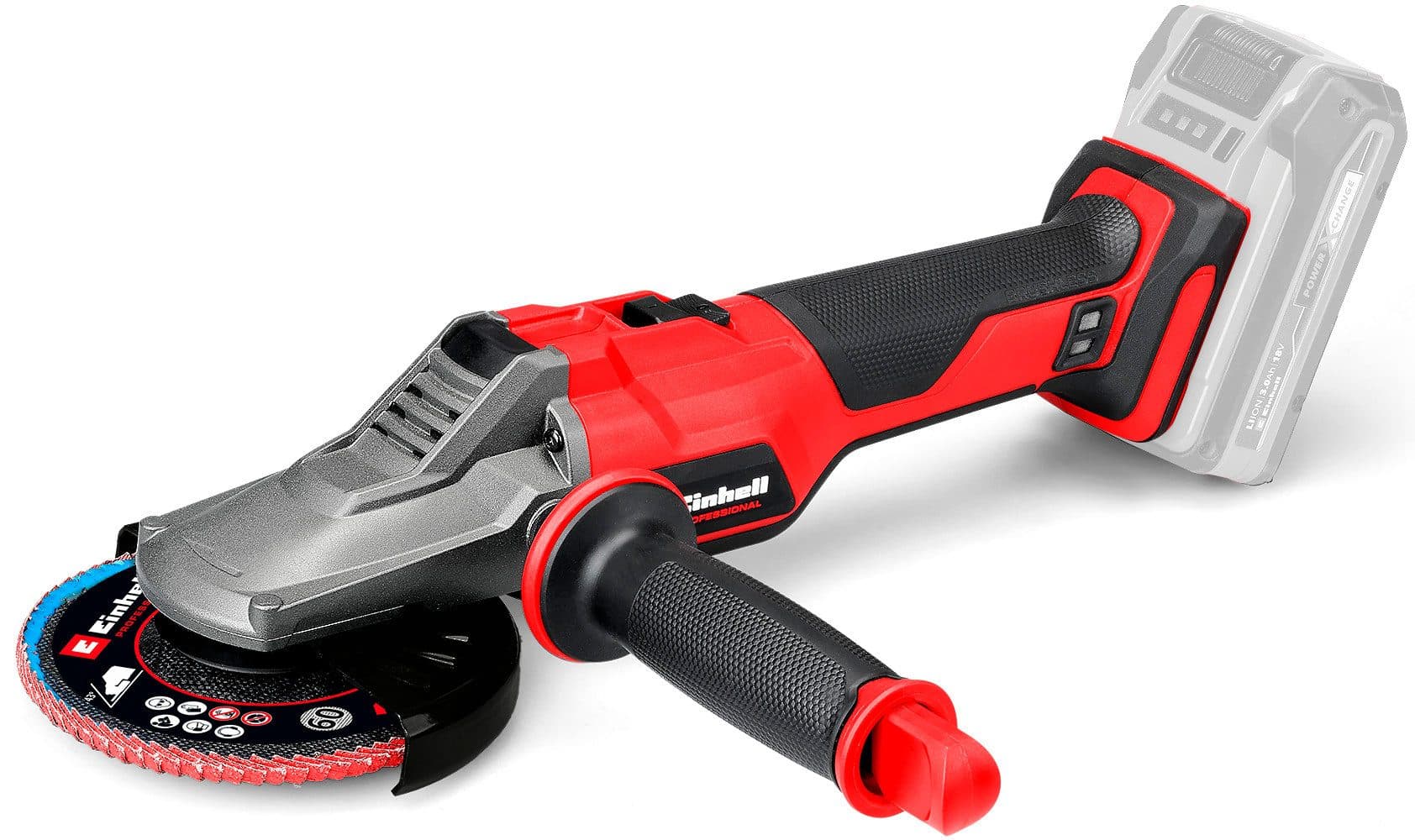 Einhell Akku-Winkelschleifer TP-AG 18/125 F Li BL-Solo | Rot
