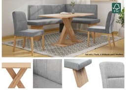 OTTO home Eckbankgruppe Nina | Grau