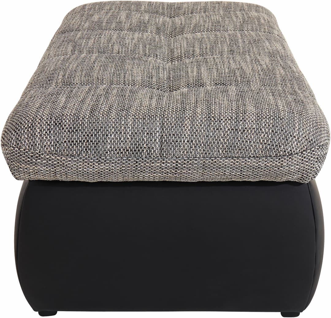 DOMO collection Polsterhocker Moric | Schwarz