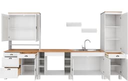 Home affaire Küchenzeile Oslo | Weiß