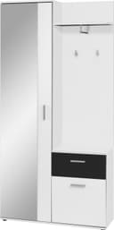 byLIVING Kompaktgarderobe Jakob | Weiß 4