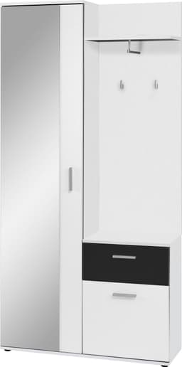 byLIVING Kompaktgarderobe Jakob | Weiß