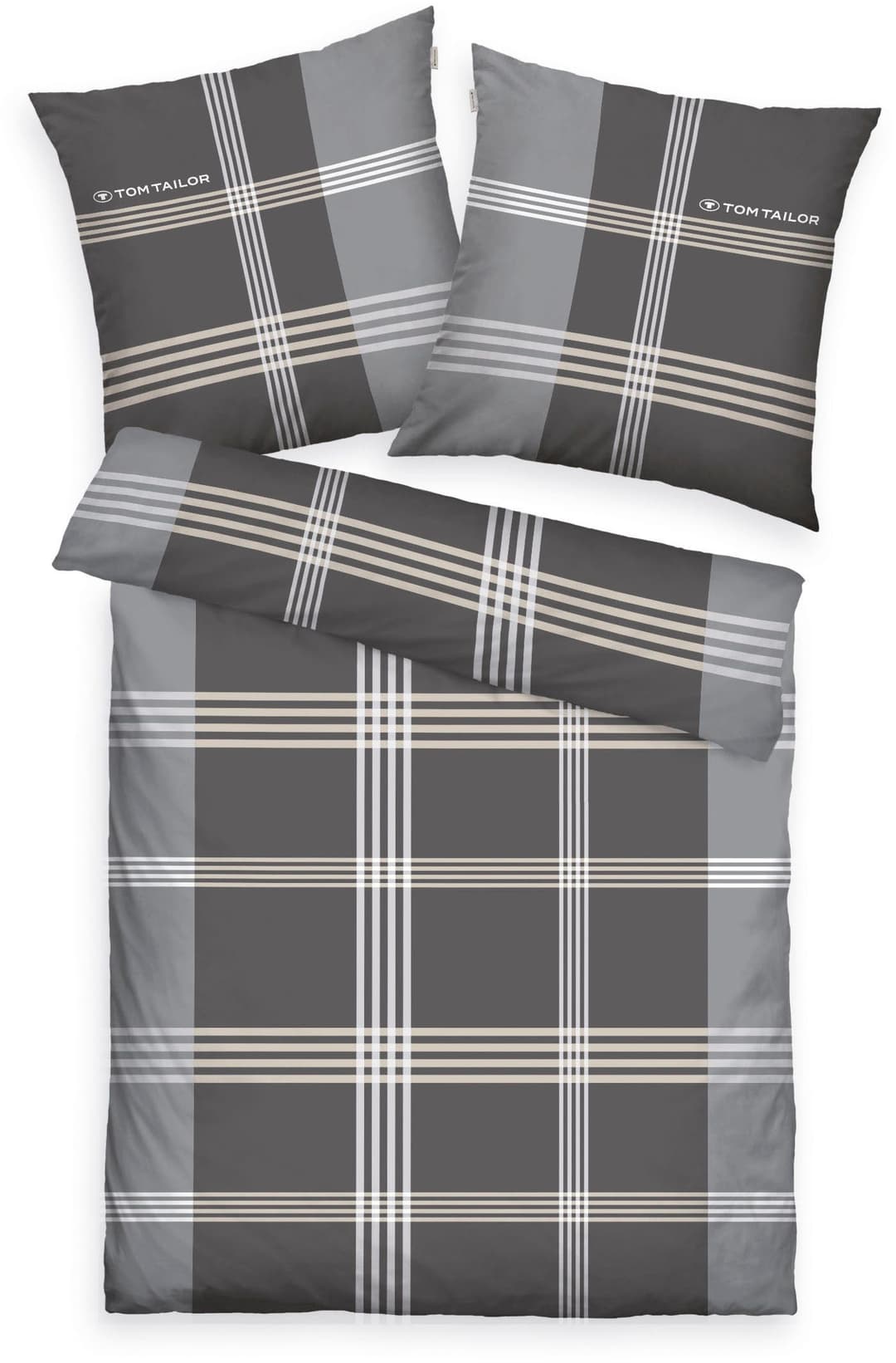 TOM TAILOR HOME Bettwäsche Ole | Grau