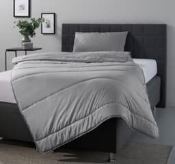 OTTO home Microfaserbettdecke + Microfaserkissen Clarra Spar Set