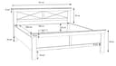 FORTE Bett KASHMIR | Weiß 5