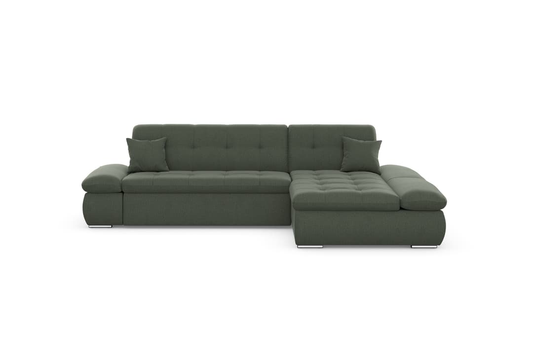 DOMO collection Ecksofa Moric | Grün