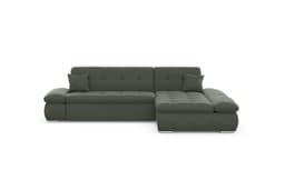 DOMO collection Ecksofa Moric | Grün