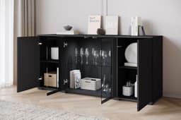 Home affaire Sideboard Caro | Schwarz