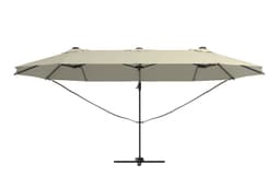 KONIFERA Ampelschirm »Elba« Twin | Beige