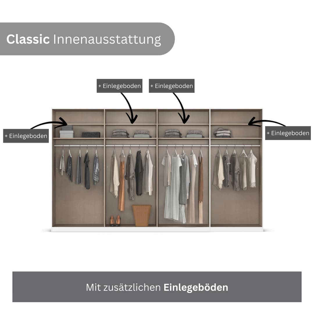 rauch AVOLA Drehtürenschrank | Grau