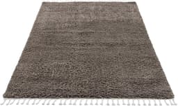 Carpet City Pulpy 100 Hochflor-Teppich | Grau