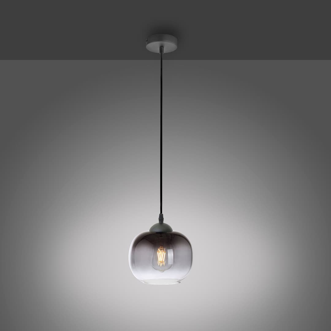 JUST LIGHT Pendelleuchte ZEA | Schwarz
