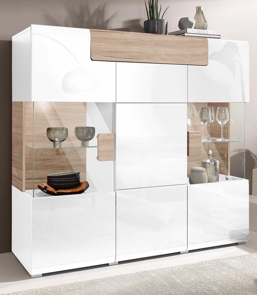 OTTO home Highboard Toledo | Weiß