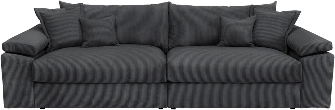 Home affaire Big-Sofa Soft&Cosy XXL | Schwarz