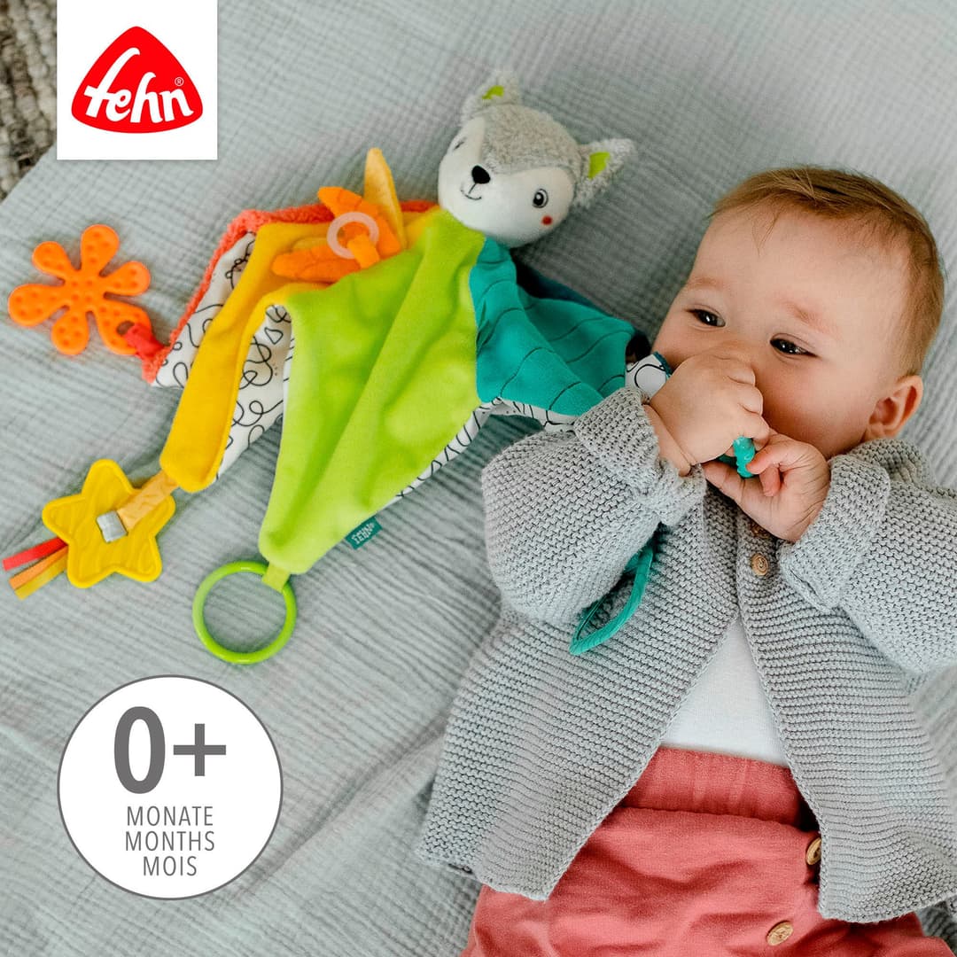 Fehn Schmusetuch DoBabyDoo Fuchs Deluxe | Mehrfarbig
