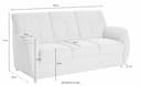 sit&more 3-Sitzer Sonoma | Braun 4
