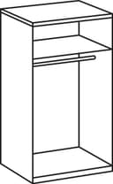 Wimex Kleiderschrank New York | Weiß 3