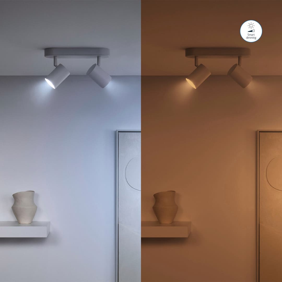 WiZ LED-Leuchtmittel White & Color GU10 Tunable 60W | Mehrfarbig