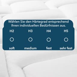 Di Quattro Komfortschaummatratze Duo Wendematratze | Grau